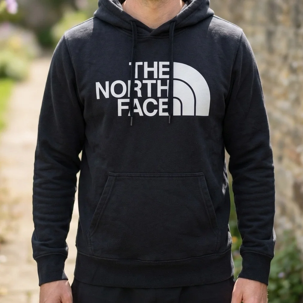 The North Face Mens Black Pullover Graphic Logo Hoodie A3FR1 NF0A3FR1‎